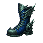 Blue Dragon Greaves