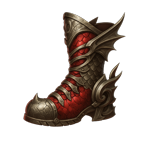 Red Dragon Greaves