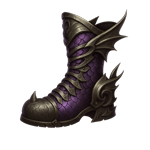 Violet Dragon Greaves
